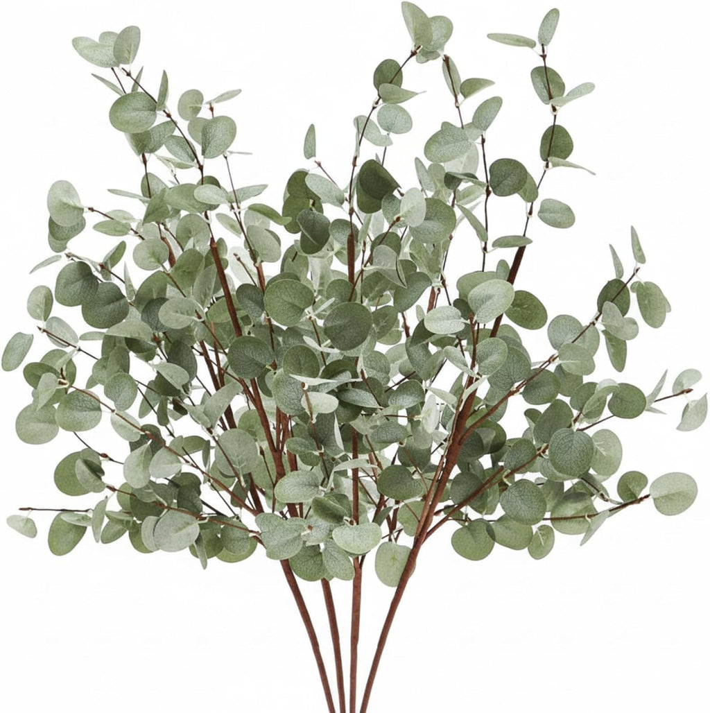 Giegxin 4 Pcs 30" Artificial Eucalyptus Branches for Vase, Green