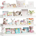 4-Pack 23.6IN Scalloped Shelves, Nursery Shelves, Floating Shelves for Wall