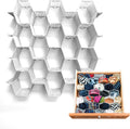 Evelots 4-Pack Honeycomb Drawer Organizers, 112 Cells, Expandable Dividers