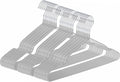 Ultra-Thin Metal Hangers, 30 Pack Non-Slip PVC Coated Space Saving Clothes Hangers for Closet, 16 inch Wide for Suits, Dresses, Jackets（Gray）