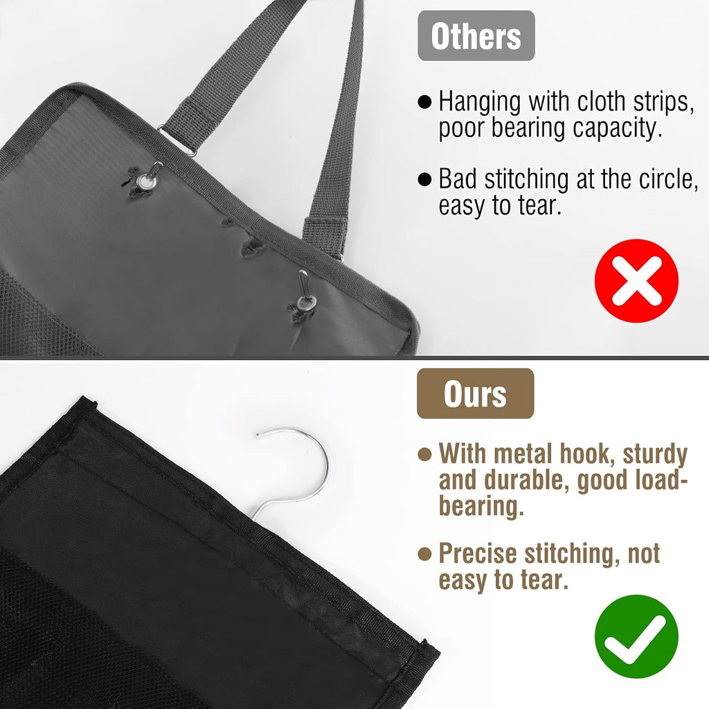 Aulock 2 Pack 40-Pocket Hanging Legging Organizer Storage, Dorm Essentials