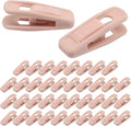 Velvet Hanger Clips, 40 PCS, Light Pink