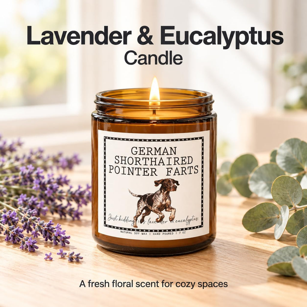 German Shorthaired Pointer Gifts, Dog Mom Gifts - Lavender & Eucalyptus