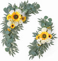 ponatia Artificial Sunflowers Wedding Arch Flowers Set of 2