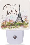 Eiffel Tower Night Light,Paris Tower Night Lights Plug into Wall Dusk to Dawn Sensor Led Lamp for Women Men,Led Lights for Stairway/Hallway/Bedroom,0.5W