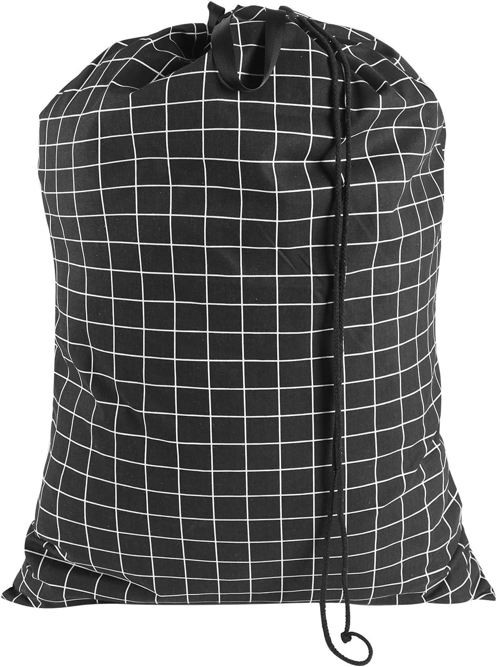 SWISSELITE Heavy Duty Laundry Drawstring Bag with Strap, 28 x 40 Inches Travel Dirty Clothes Bag for Laundromat and Household, 6 Color