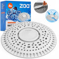 Shower Drain Hair Catcher 5.5" Silicone Drain Cover for Flat Floor Drains