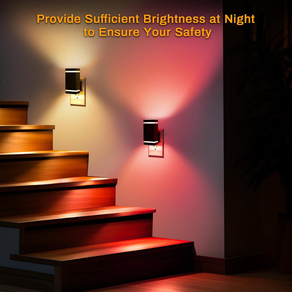 DORESshop Color Changing Night Lights [2 Pack], Night Lights Plug Into Wall