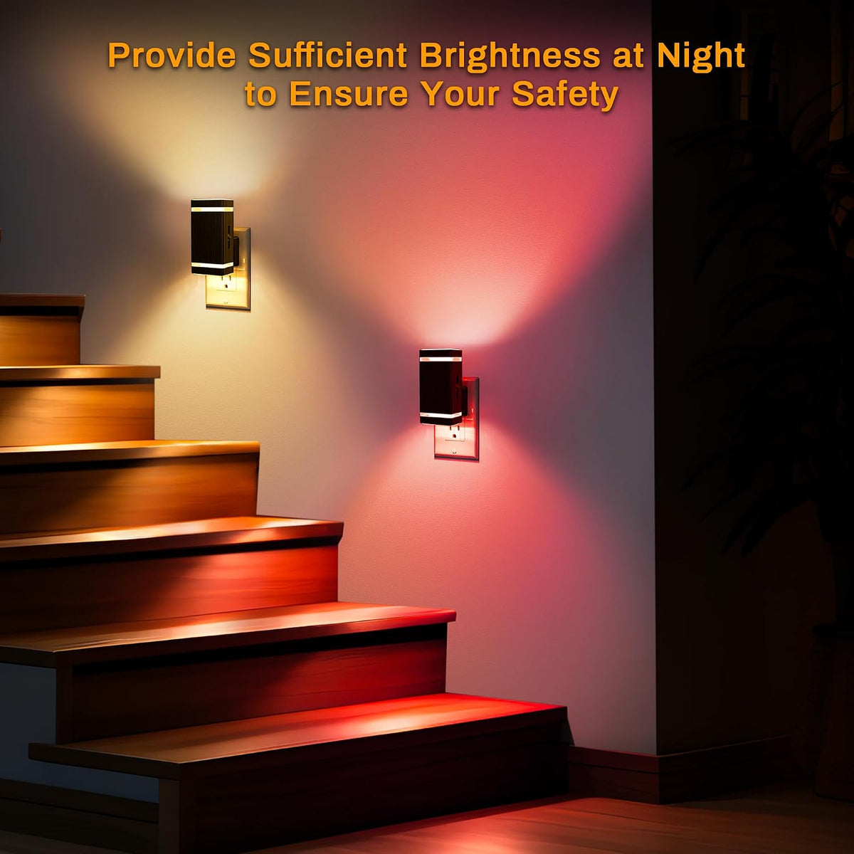 DORESshop Color Changing Night Lights [2 Pack], Night Lights Plug Into Wall