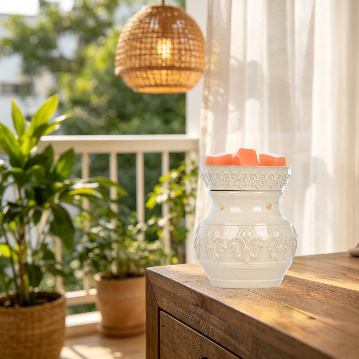 ASAWASA Ceramic Electric Wax Warmer Night lamp