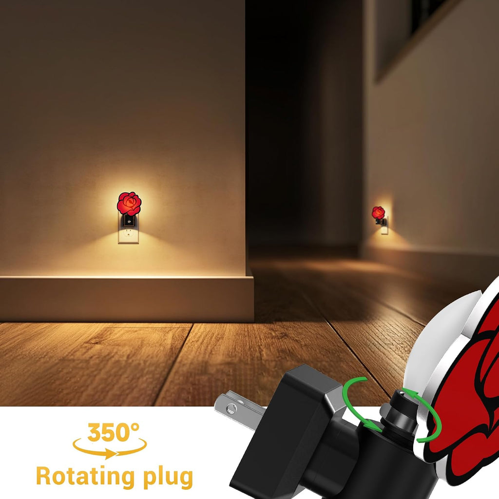 L LOHAS LED Night Lights Plug into Wall, Night Light with Light Sensor