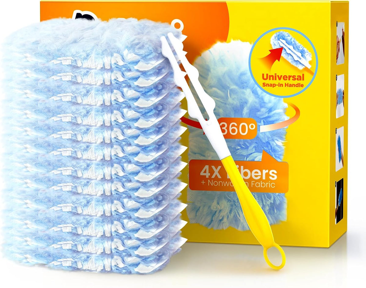 Heavy Duty Duster Refills Compatible with Swiffer Duster, 20 Count