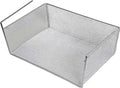 YBM Home Under Shelf Basket - Mesh Stainless Steel Storage Under Cabinet Hanging Basket Rack Maximize Space in Cabinets, Pantry Room, Bathroom, Laundry Room, and More, 1131
