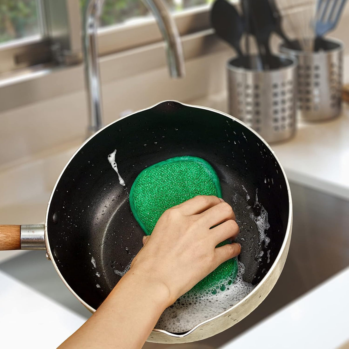 Reusable Sponges for Dishes, Kitchen Sponge for Washing Dishes Pack 5/10
