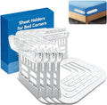 Bed Sheet Holders for Corners, Lock Fitted Sheet Holder 4 PCS