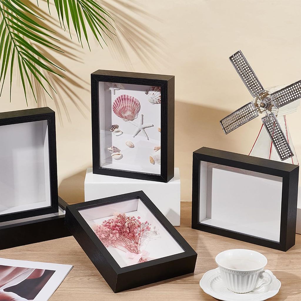 8 Pack 6x8 Inch Shadow Box Picture Frame, Shadow Box Frame Bulk