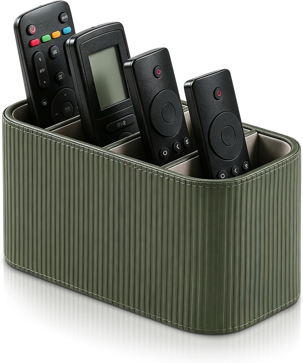 TV Remote Control Holder Remote Holder Caddy Organizer (Green)