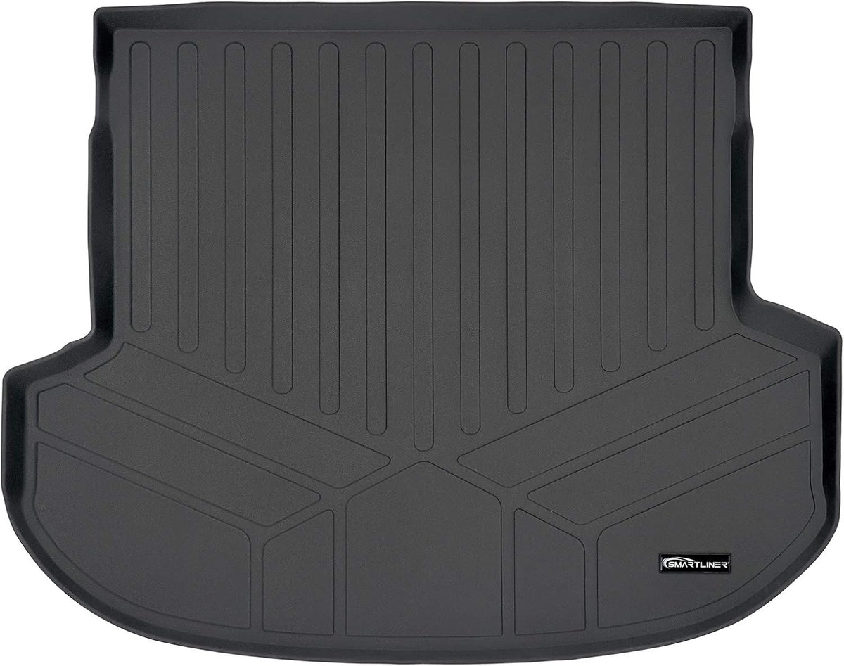 SMARTLINER All Weather Custom Fit Cargo Liner Trunk Floor Mat Compatible with 2019-2020 Hyundai Santa Fe