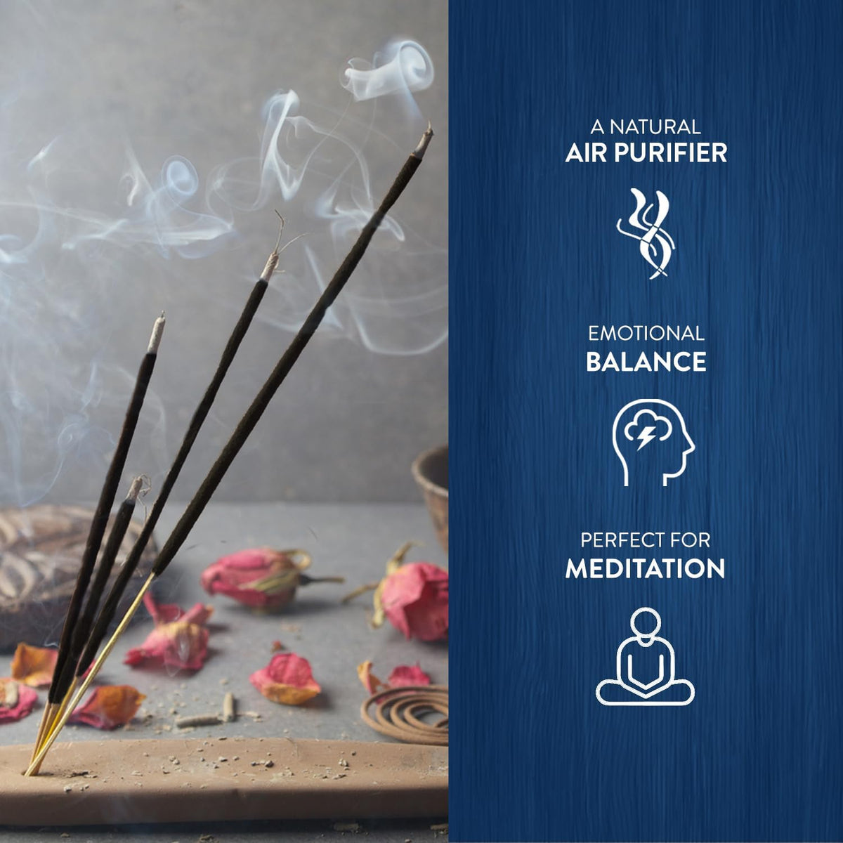 HEM - The Moon Incense Sticks - Pack of 6 - 120 count - 301g