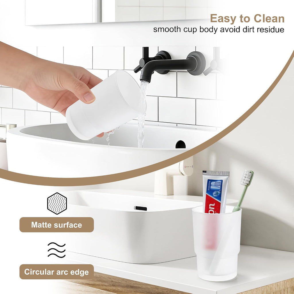 Frosted Glass Tumbler Cup-Single Cup