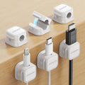 JOYROOM 6 Pack Magnetic Cable Clips, Cord Organizer Adhesive Wire Holder