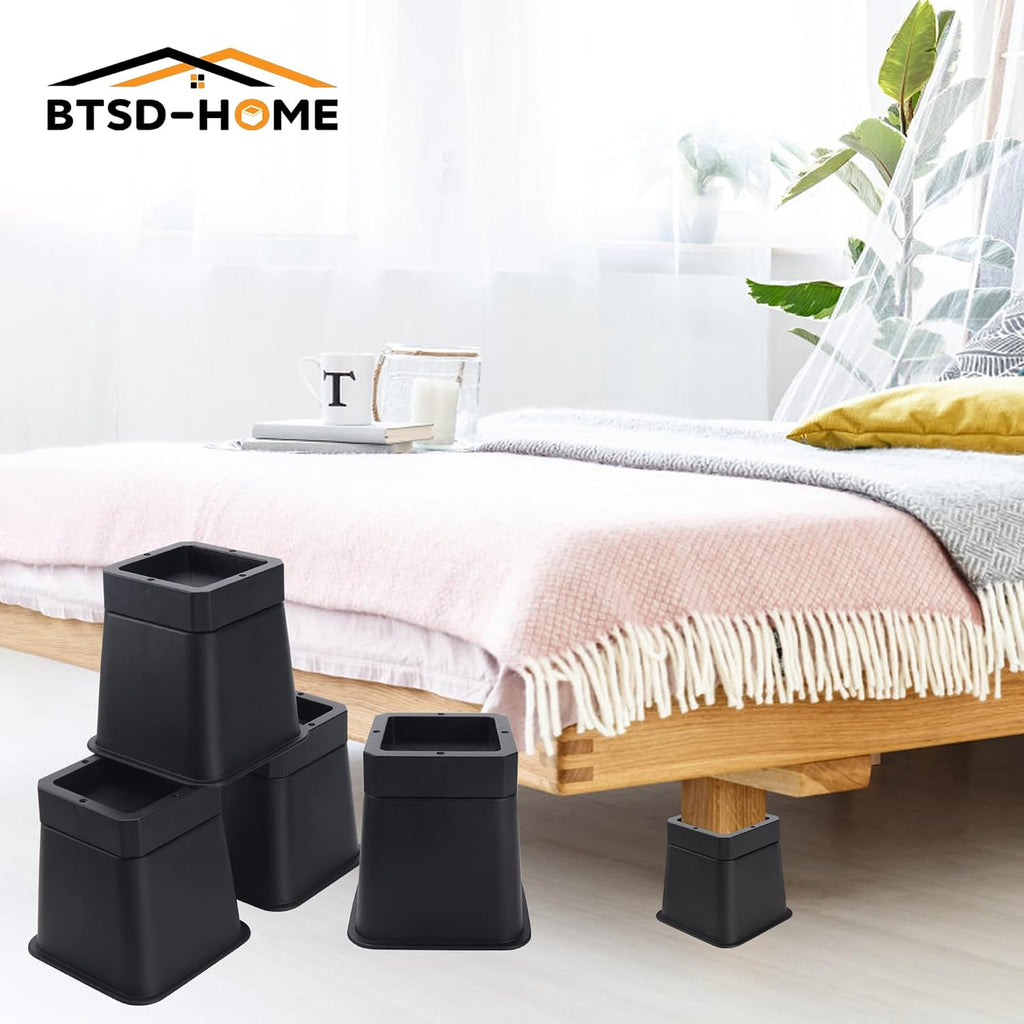 BTSD-home Bed Risers 3 or 4 Inch