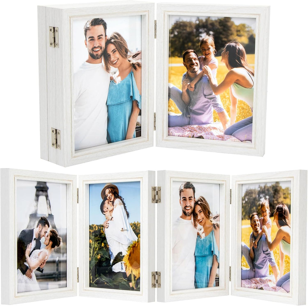 5x7 Back To School Picture Frame 4 Hinged Photo Frame with 4 Openings