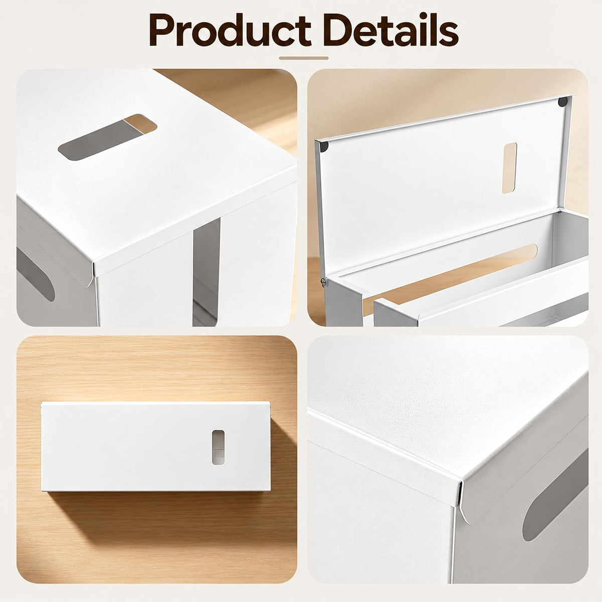 Metal Large Cable Management Box Cord Hider Wire Organizer Boxes