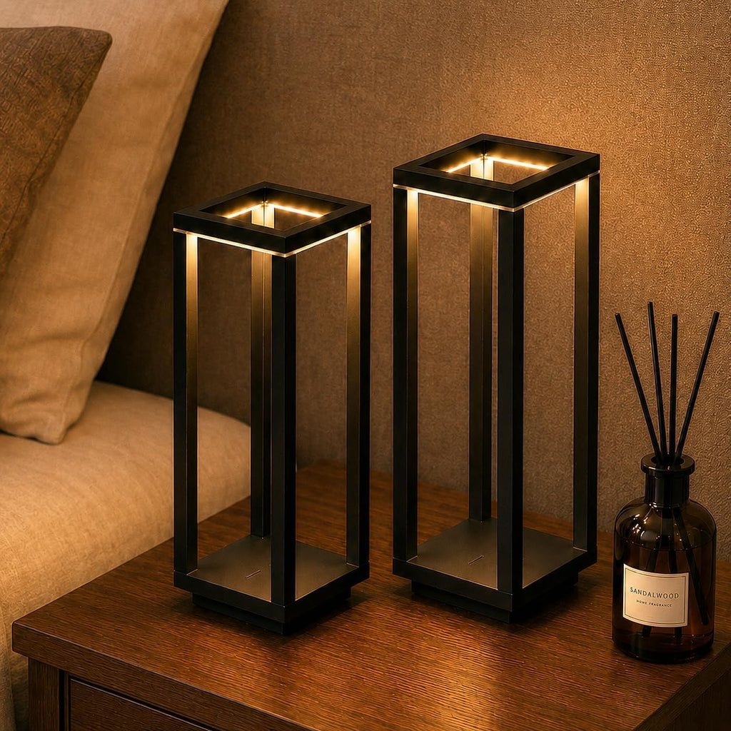 2Pack Cordless Table Lamp Rechargeable, 10" Portable Table Light