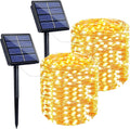 Solar String Lights Outdoor, 2 Pack 400LED 144FT Extra-Long Fairy Lights