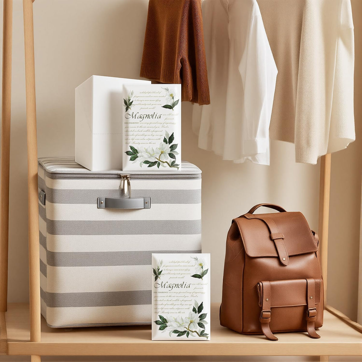 Fragrance Scented Sachet for Drawers and Closets Magnolia 12pcs