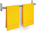Powools Brushed Nickel 24" Towel Rack, Rustproof Wall Mounted Towel Bar