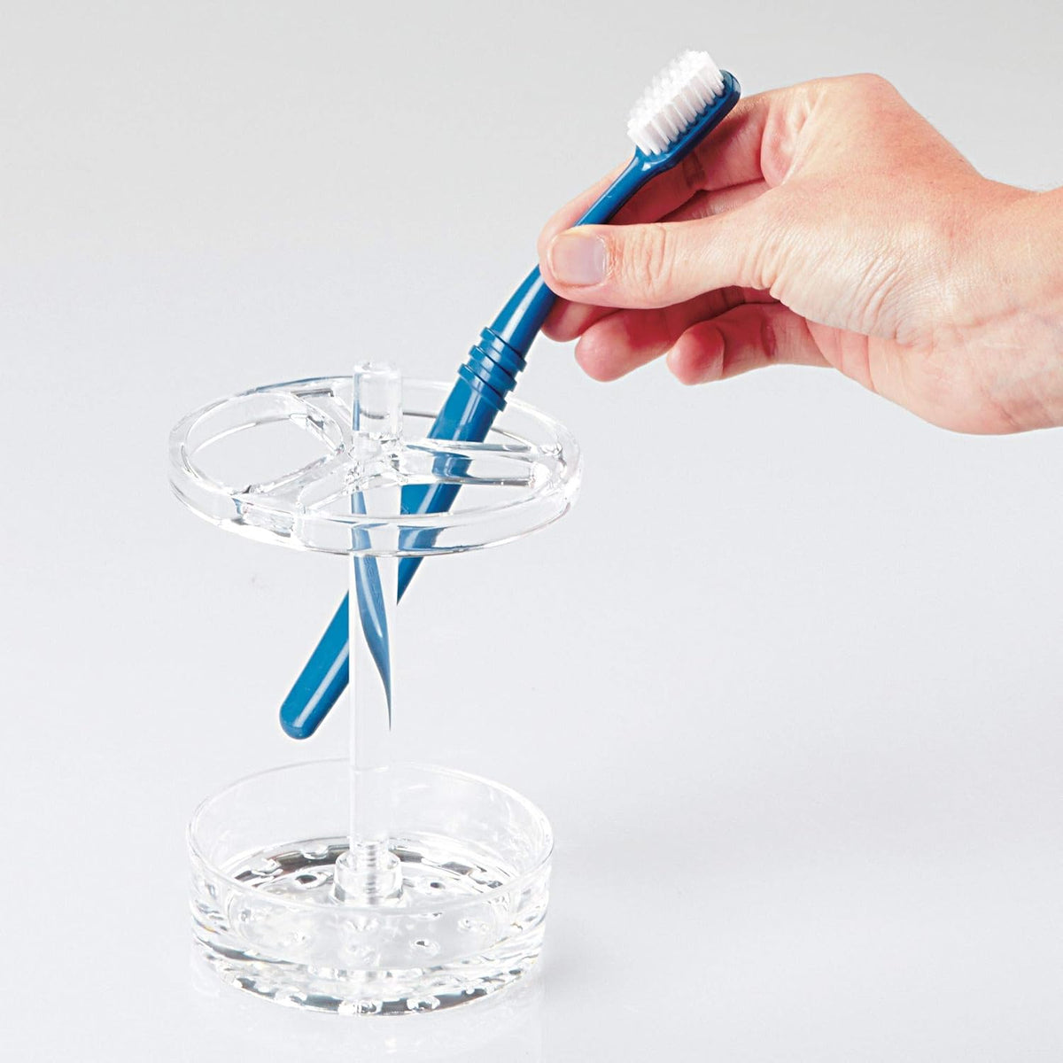iDesign Toothbrush Holder, Clear