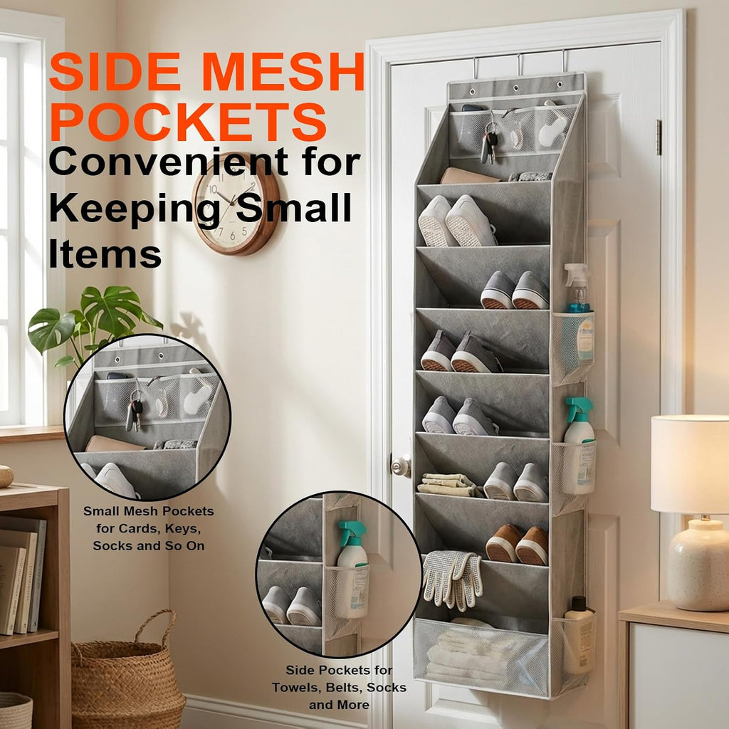 Bedroom Organization Kit - Hanging Storage Organizer - Non Woven Shoe Bags