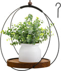 Threehoney 1 Pack 7.9'' Hanging Planter for Indoor Plants, Plant Hangers