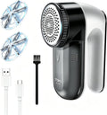 Fabric Shaver, Cordless Lint Remover, 6-Blade Sweater Defuzzer for Clothes