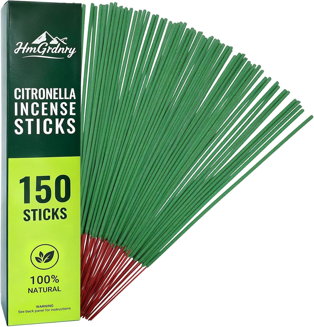 Citronella Incense Sticks (150 Sticks) – Citronella Incense Sticks Outdoor for Home Outside, Pool Side, Patio, Camping, Porches, Courtyards – Long Lasting Outdoor Incense