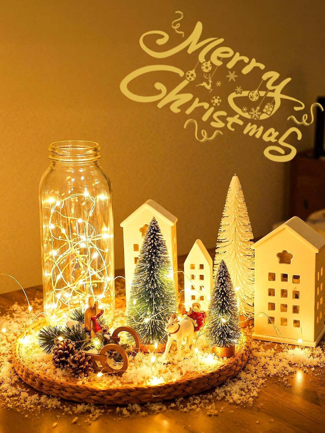 Minetom Fairy Lights Battery Operated, 5 Pack 7FT 20LED String Light Indoor