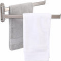 KES Swivel Towel Rack, Wall Mounted 2-Arm, Brushed 18/8 Stainless Steel