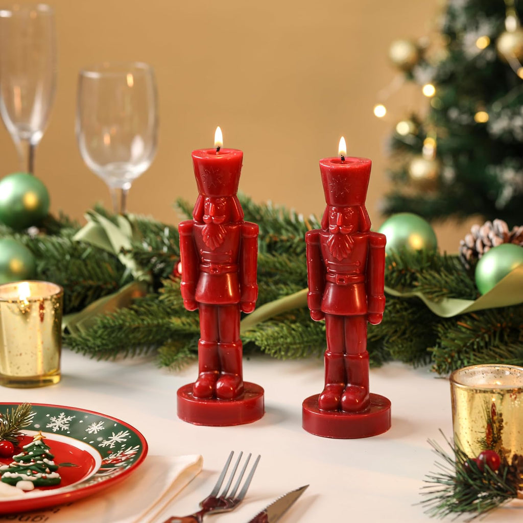 Nutcracker Candle - Christmas Candles,Nutcracker Soldier Pillar Candles