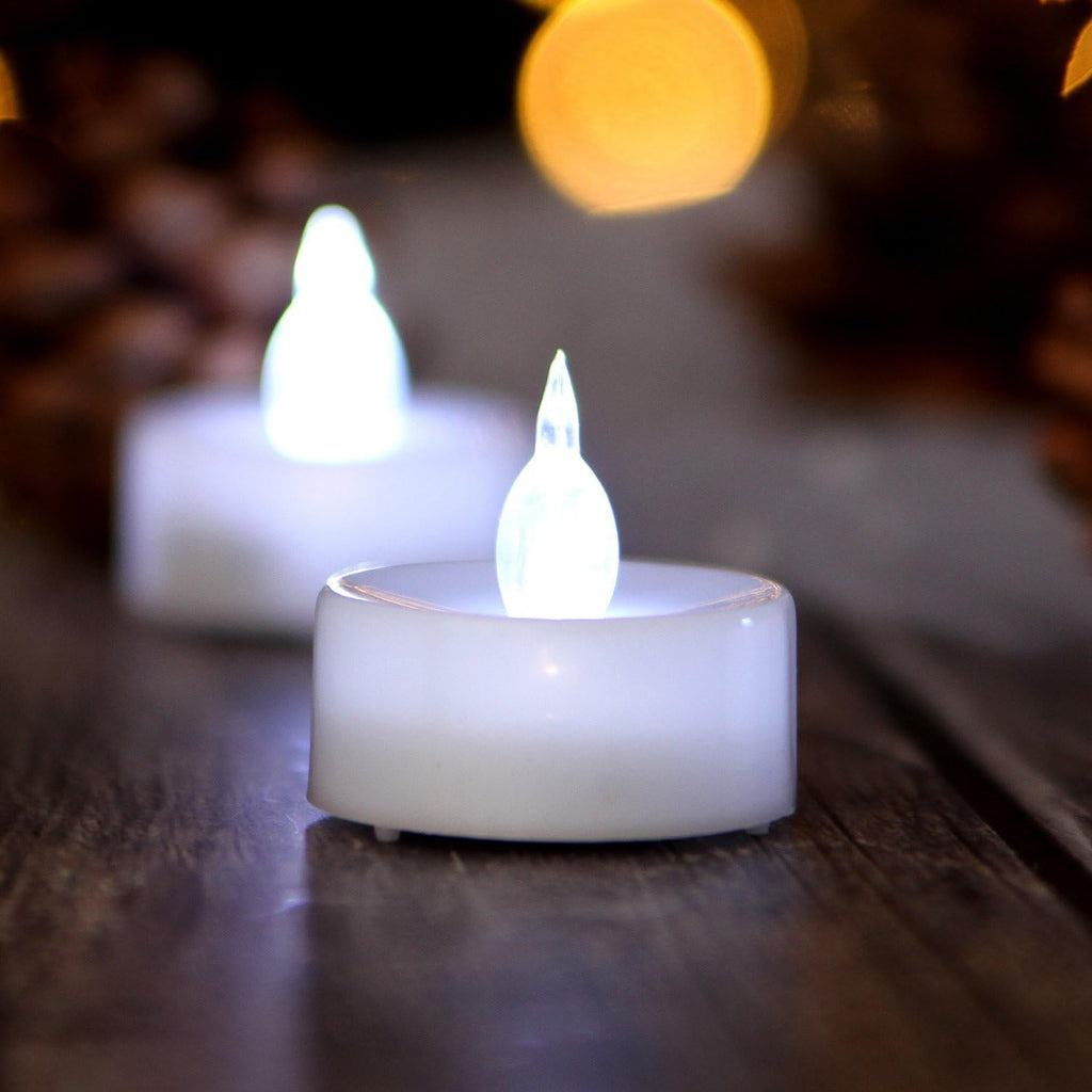 AGPTEK Tea Lights,100 Pack Flameless LED Candles Battery Operated