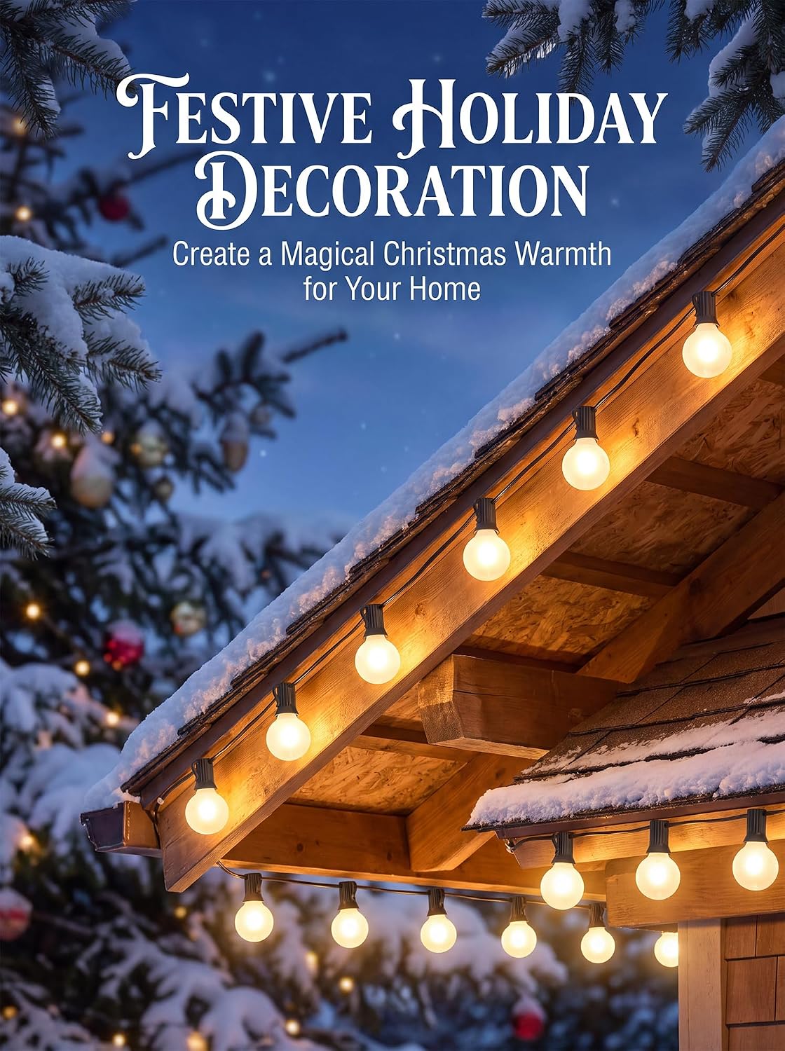 25PK G40 LED Replacement Light Bulbs, Christmas Decoration Night Light