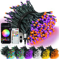 Smart Color Changing Halloween Lights String 145FT 400 LED APP and Remote