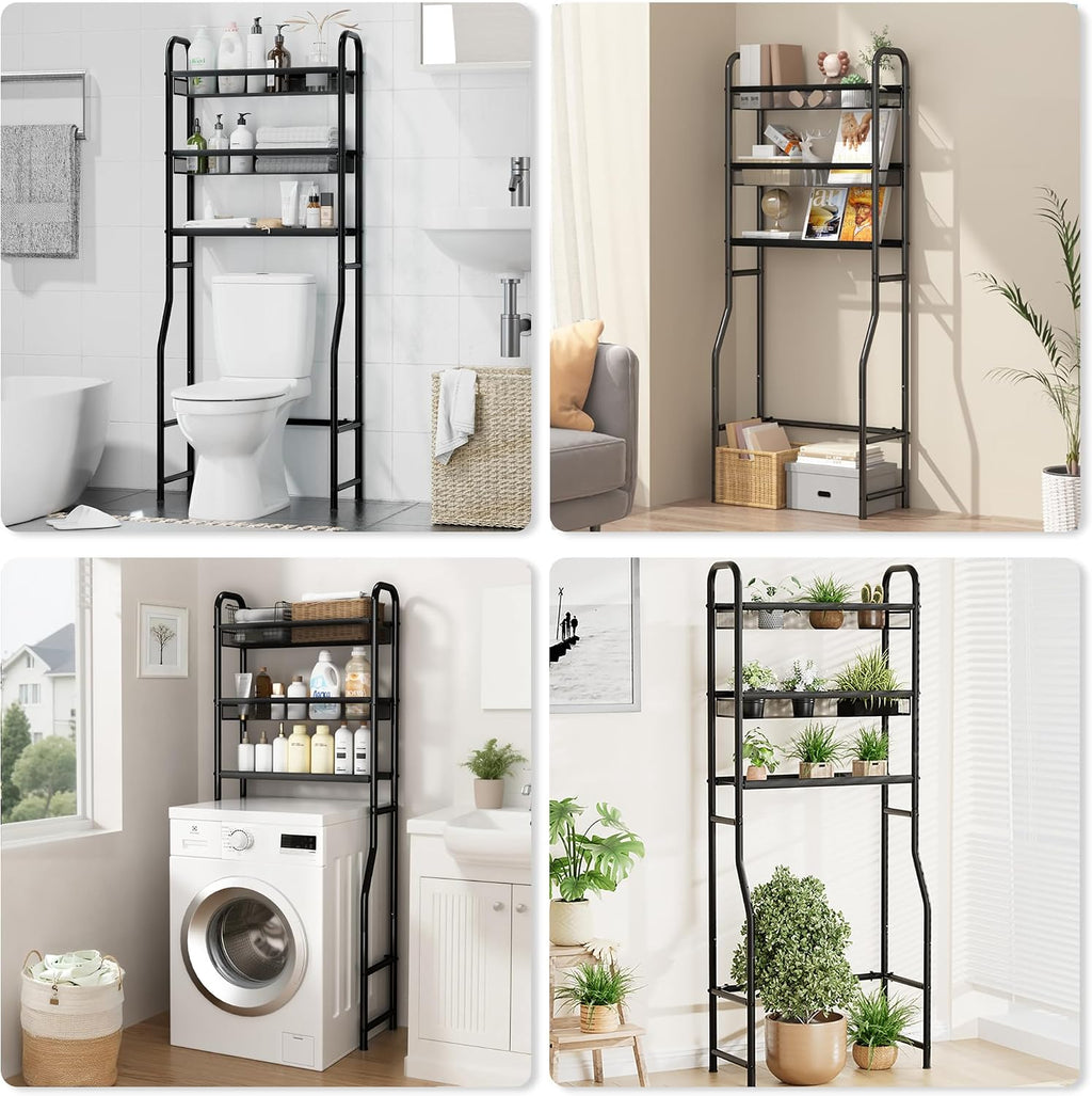 3-Tier Over The Toilet Storage Shelf, Bathroom Over Toilet Organizer