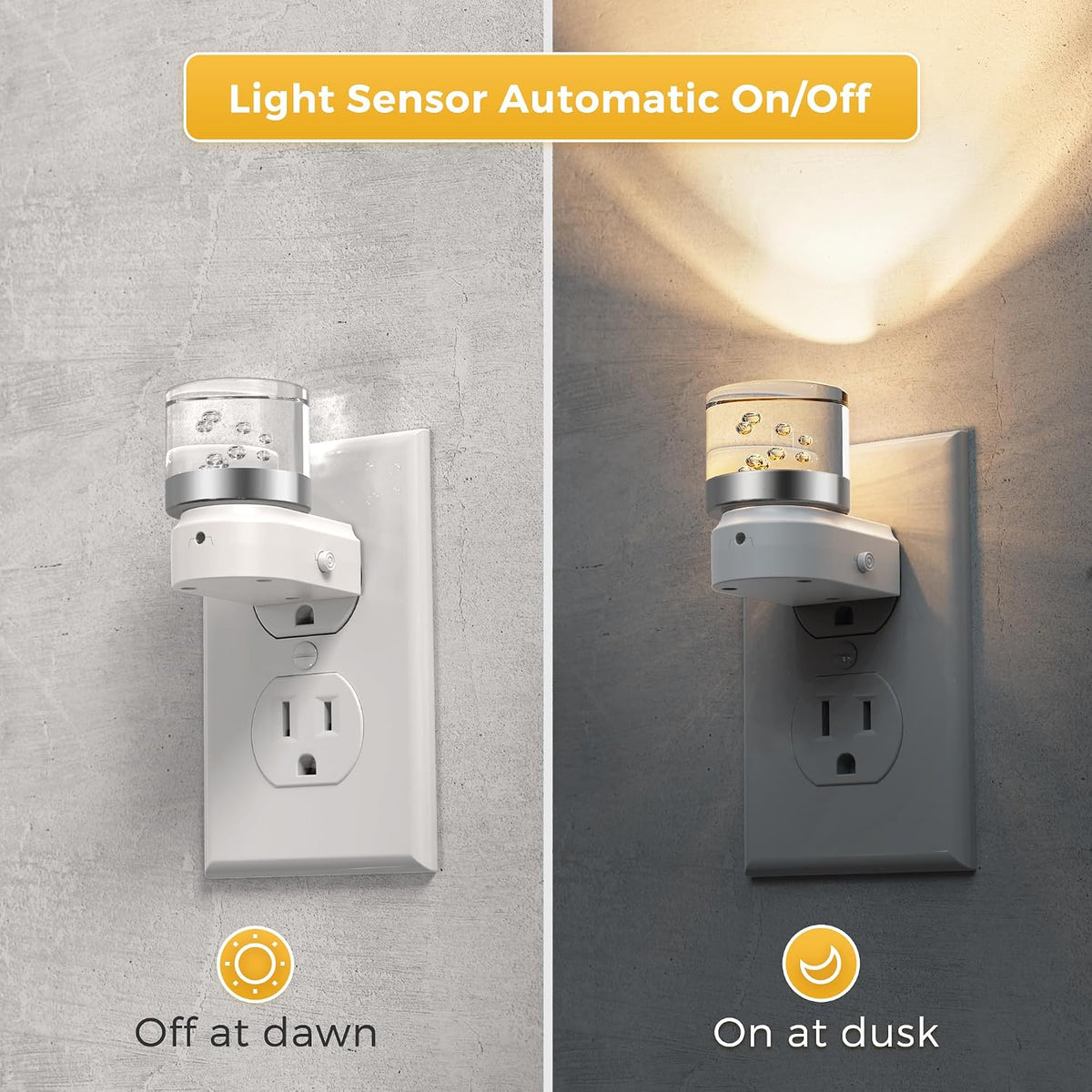 L LOHAS LED Night Light, Night Lights Plug into Wall