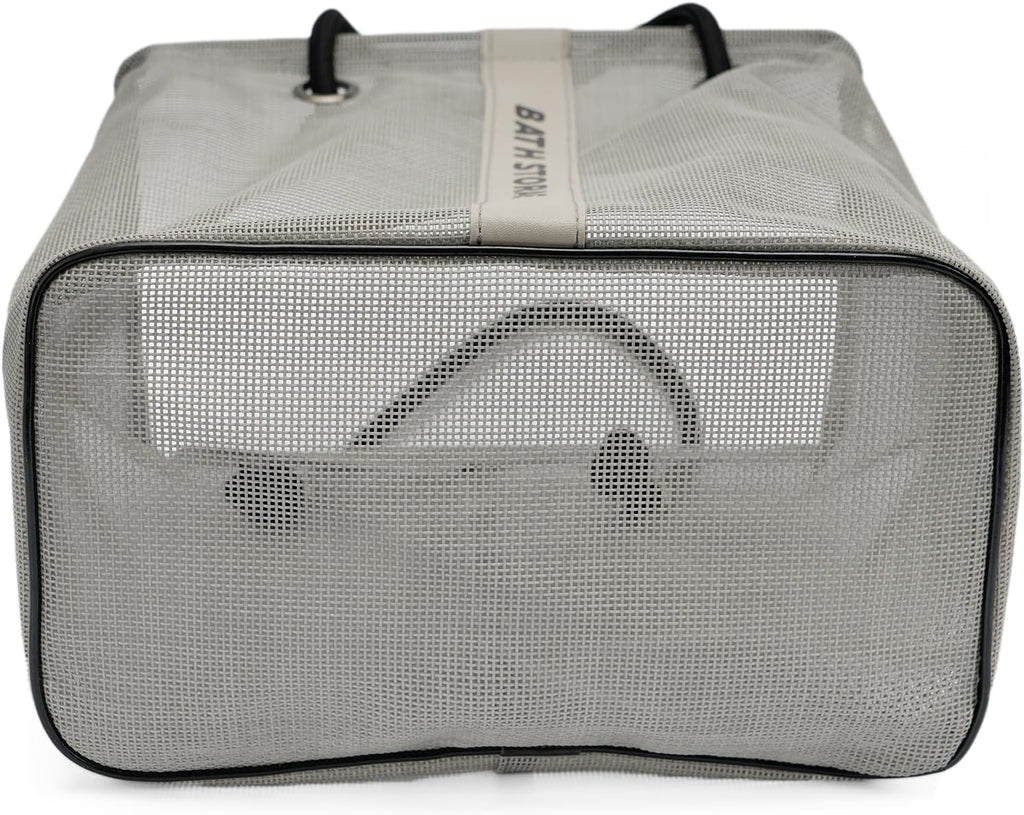 TOPASION Bath Storage Shower Caddy Organizer for Bathroom, College Dorm, Camp, Gym (Large Grey)
