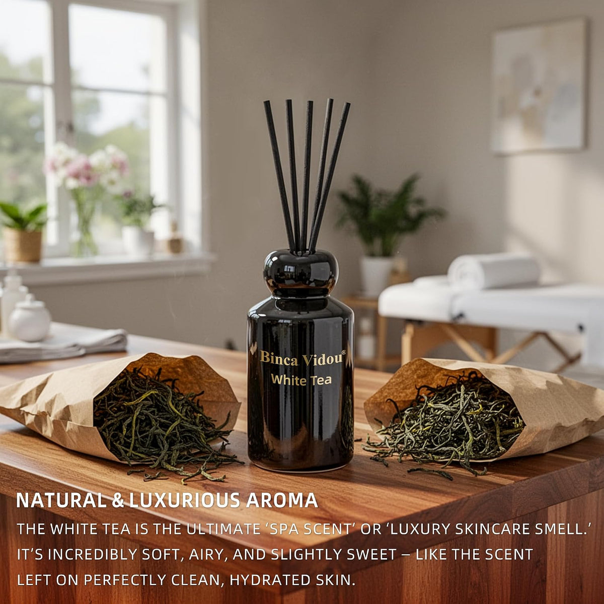 Reed Diffuser Set Binca Vidou Lavender & Whisper of White Tea 3.38oz x 2