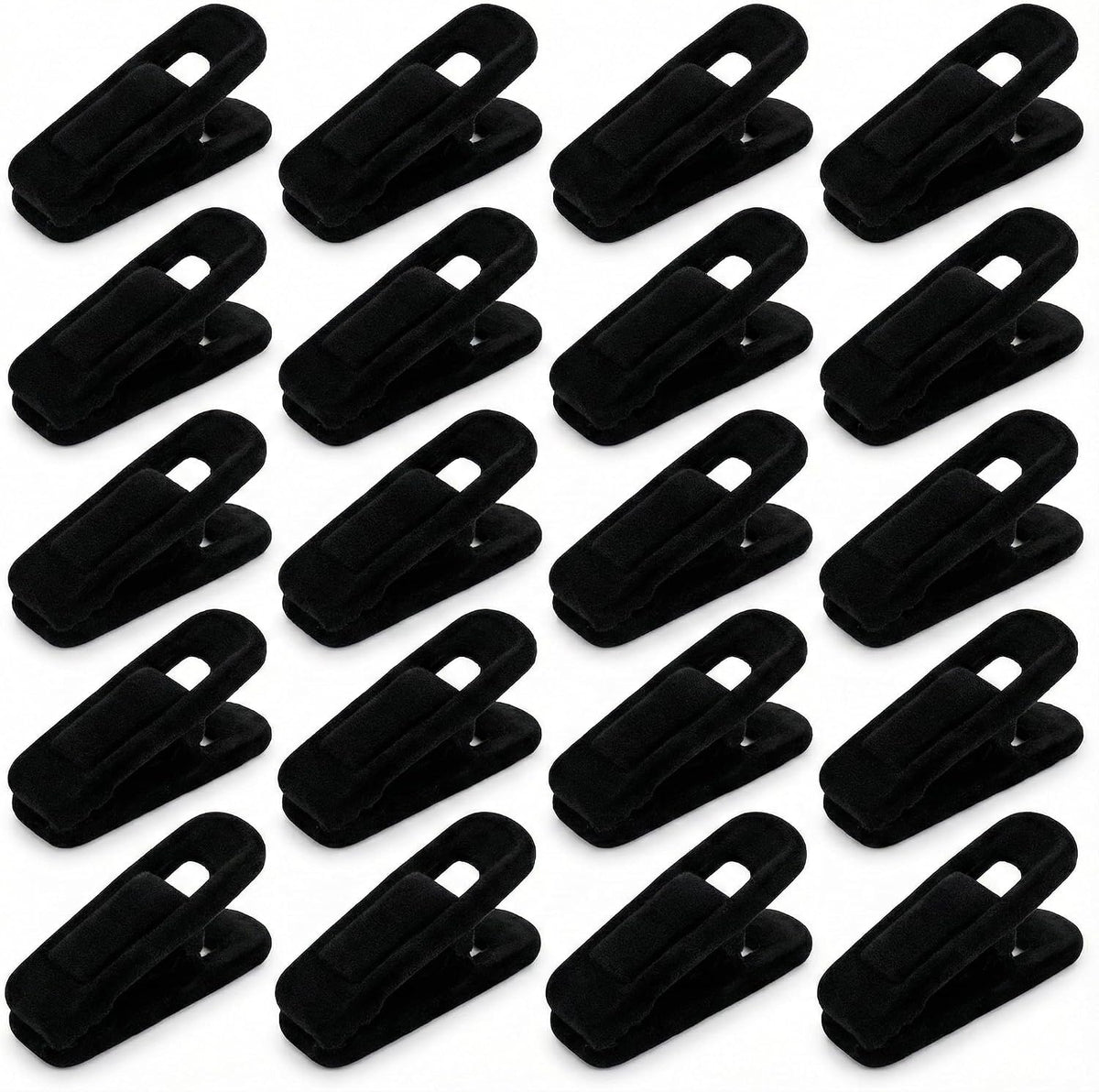 Velvet Hanger Clips 20 Pack for Pants, Skirts and Closet Storage