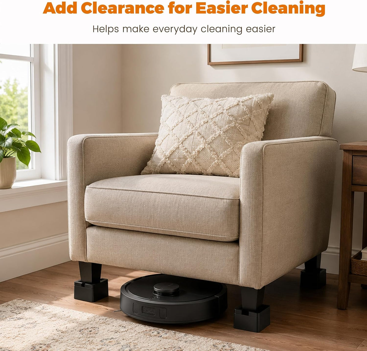 BTSD-home 2 Inch Heavy Duty Bed Risers