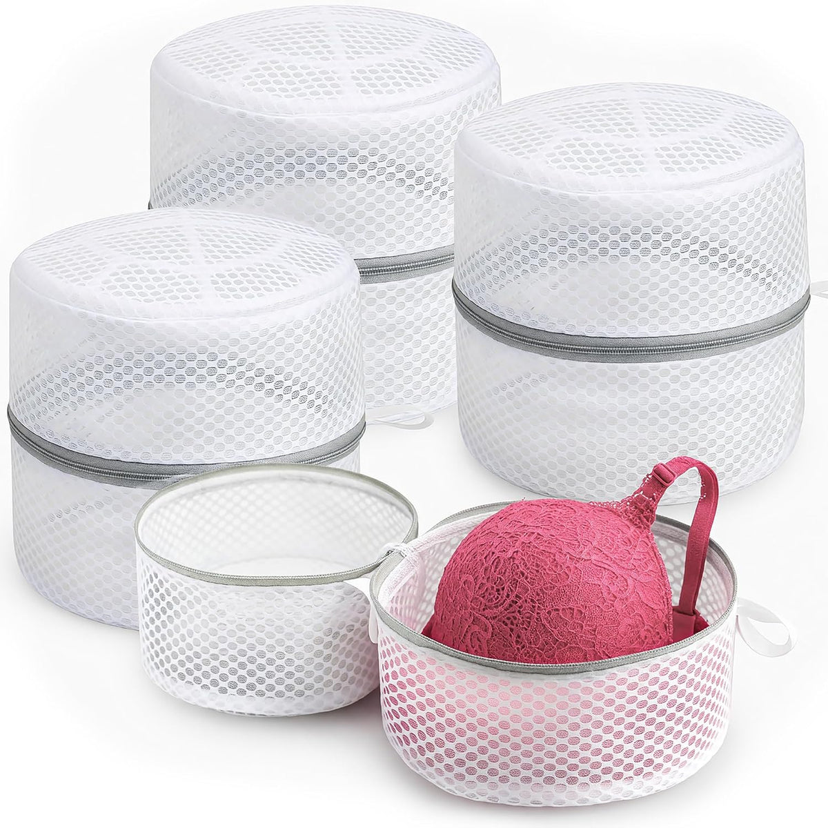 4 Pcs BilaliyMil Bra Washing Bags, Bra Laundry Bag for Delicates & Lingerie